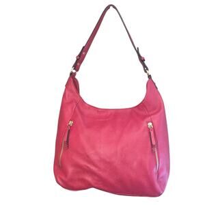 Ora Delphine Red Leather Shoulder Handbag …